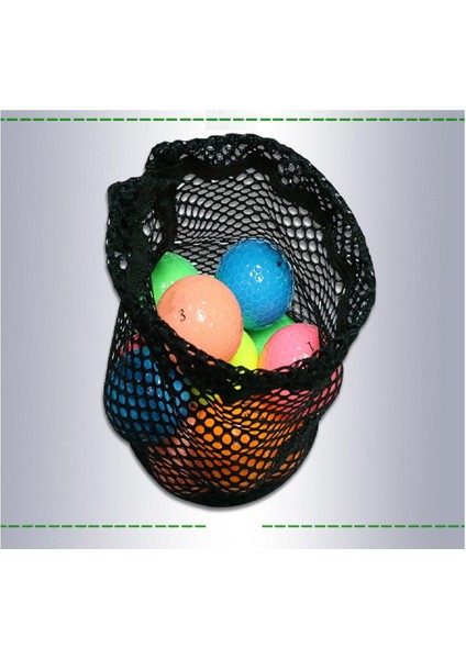 Taşınabilir Net Torba Dalış Kafası Taşıma Torbası Taşıyıcı Golf Tenis Topları 12 Toplar (Yurt Dışından)