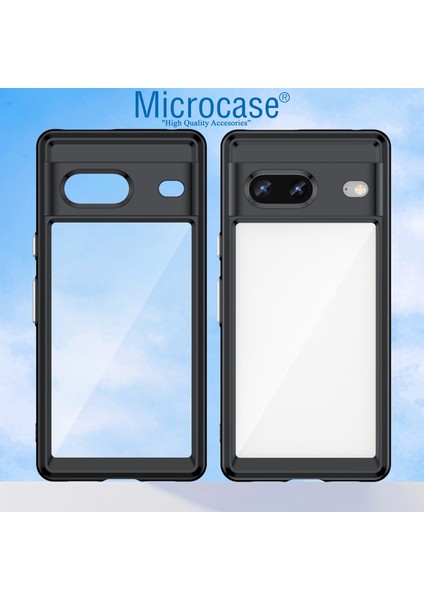 Google Pixel 7 Shield Serisi Darbeye Dayanıklı Yarı Esnek Plastik Tpu Kılıf - AL8100 fiyatları