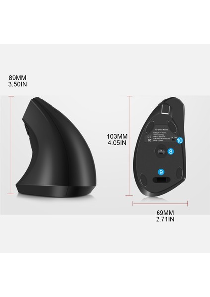 2.4g USB Rgb Işık 2400DPI Otomatik Uyku Kablosuz Oyun Kablosuz Fare(Yurt Dışından) indirimleri