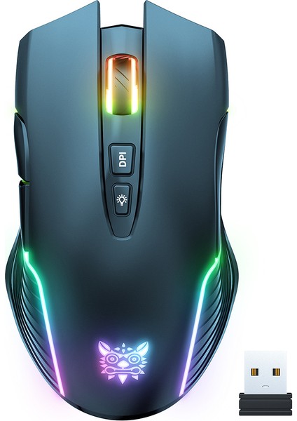 Kablosuz Oyun Fare Büyük Ergonomik+ Pc USB 2.0 Alıcı(Yurt Dışından)