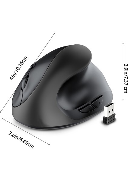 Dikey Kablosuz Ergonomik Fare(Yurt Dışından)
