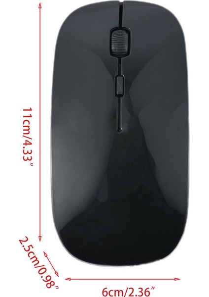 Mini USB Maue 2.4ghz Dizüstü Bilgisayar Pc Için Sessiz Optik Ergonomik Fare(Yurt Dışından) indirimleri
