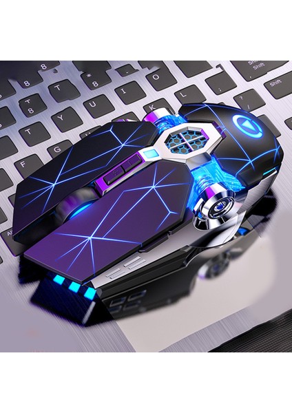 A7 Şarj Edilebilir Kablosuz Sessiz Fare Ergonomik Fare(Yurt Dışından)