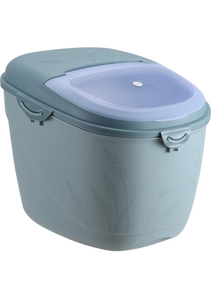 2 Adet Büyük Kapasiteli Pirinç Saklama Kabı 10KG Tahıl Kabı Kedi (Yurt Dışından)