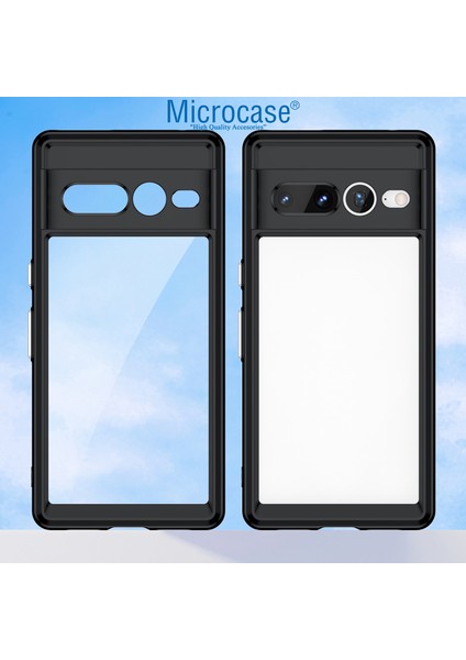 Google Pixel 7 Pro Shield Serisi Darbeye Dayanıklı Yarı Esnek Plastik Tpu Kılıf - AL8100