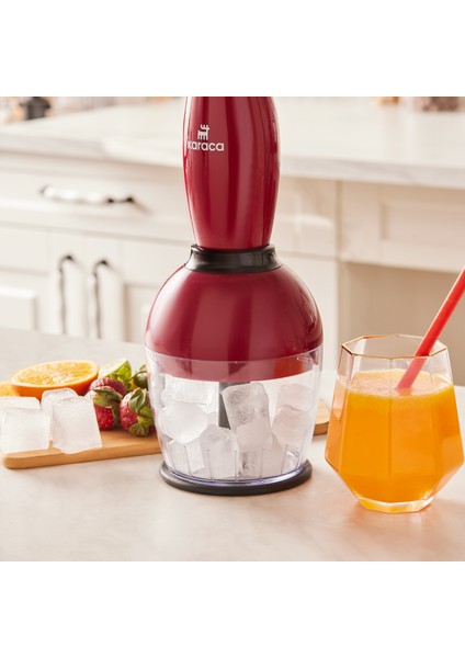 Profoodmix 3'lü Blender Set Kırmızı 1000W