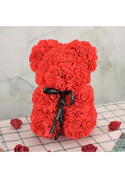 Teddy Bear Rose Güllü Ayıcık 30X20 cm (Özel Kutusunda)