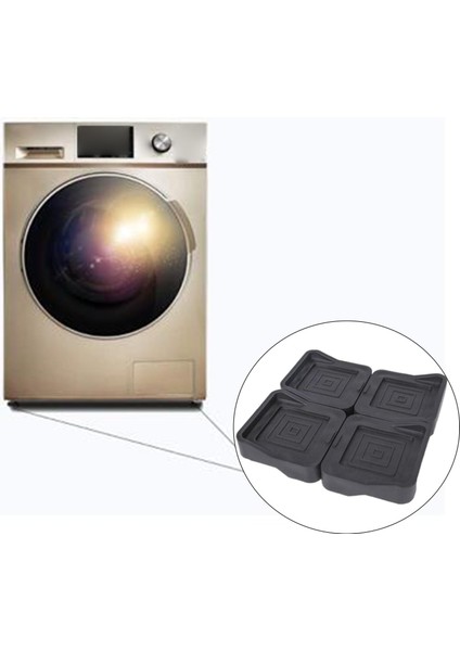 4pcs Çamaşır Makinesi Çamaşır Makinesi Taban Dayanıklı Anti Titreşim Anti (Yurt Dışından) fiyatları