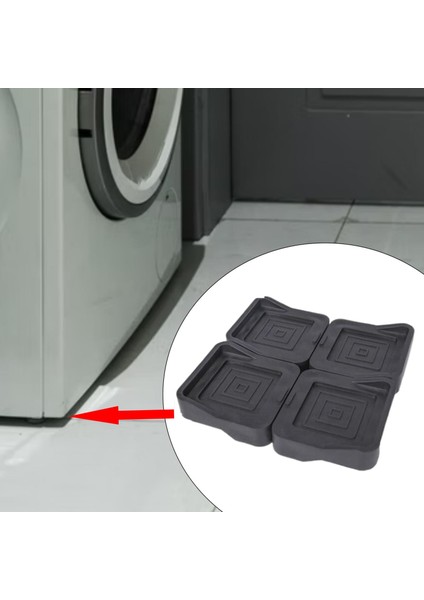 4pcs Çamaşır Makinesi Çamaşır Makinesi Taban Dayanıklı Anti Titreşim Anti (Yurt Dışından) indirimleri