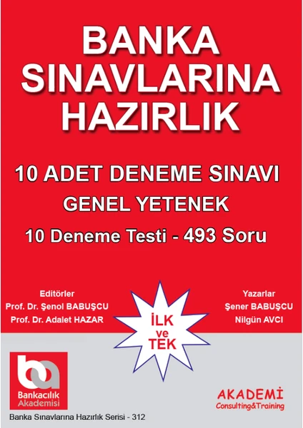 Akademi Consulting Training na Hazırlık 10 Adet Deneme Sınavı-Şener Babuşcu