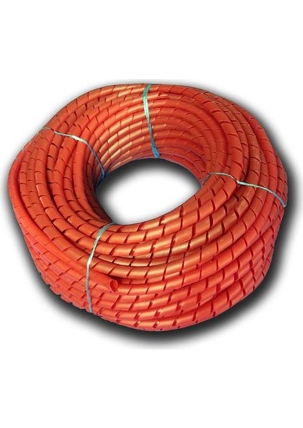 5 Metre Kablo Toplama Spirali Kırmızı(6mm)