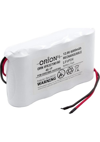 12.8V 18AH 32650 Lifepo4 4s4 20A Bms Li Batarya Grubu