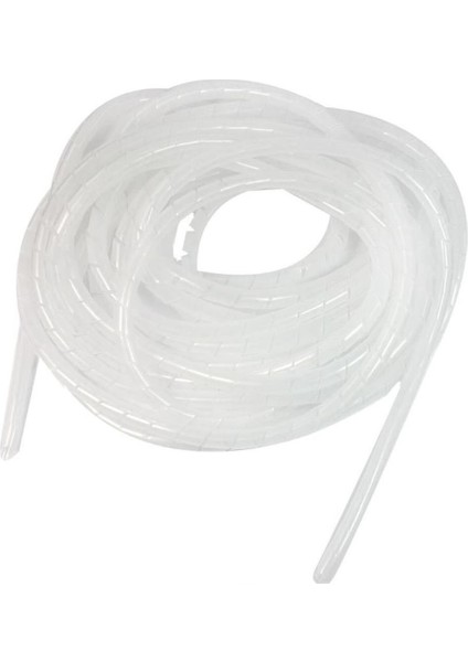 5 Metre Kablo Toplama Spirali Beyaz(8mm)