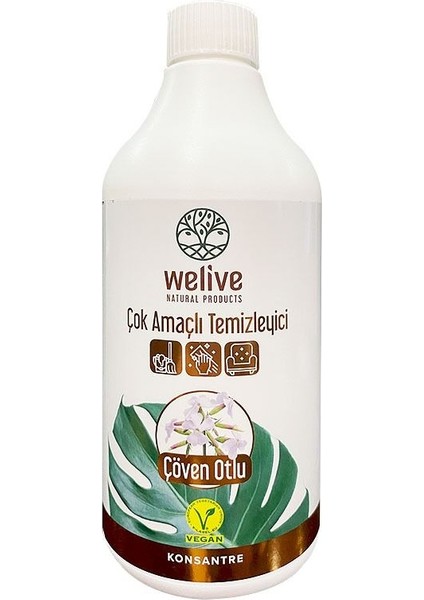 Welıve Çok Amaçlı Temizleyici/çöven Otlu 500 ml