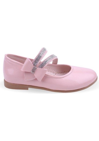 3995 Kız Çocuk Balerin Cırtlı Taşlı Babet Ayakkabı fiyatları