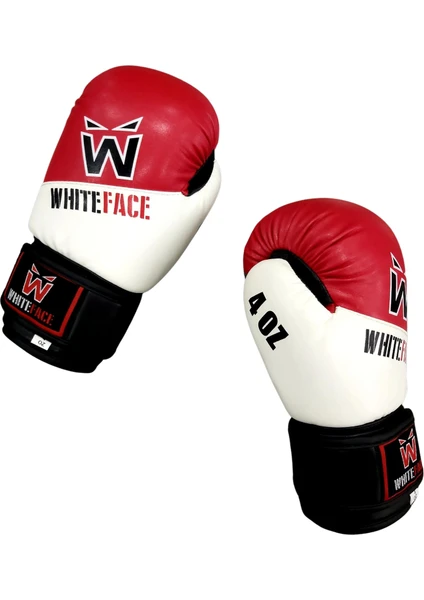 Whiteface Çocuk Boks-Kickboks Eldiveni 4 Oz (kırmızı)