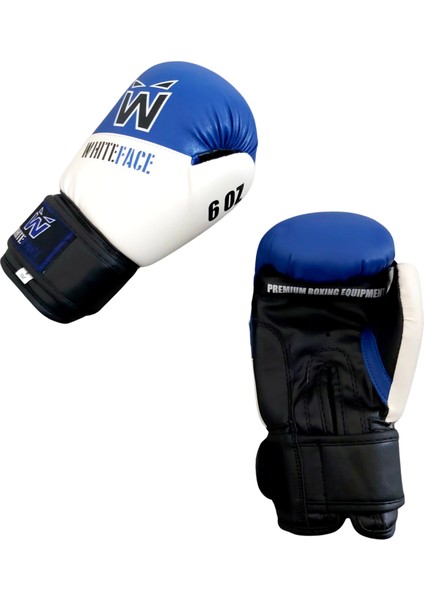 Çocuk Boks-Kickboks Eldiveni 6 Oz (Mavi)