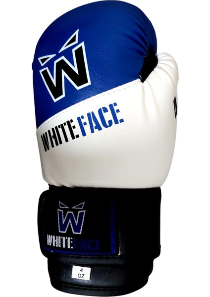 Whiteface Çocuk Boks-Kickboks Eldiveni 4 Oz (Mavi)