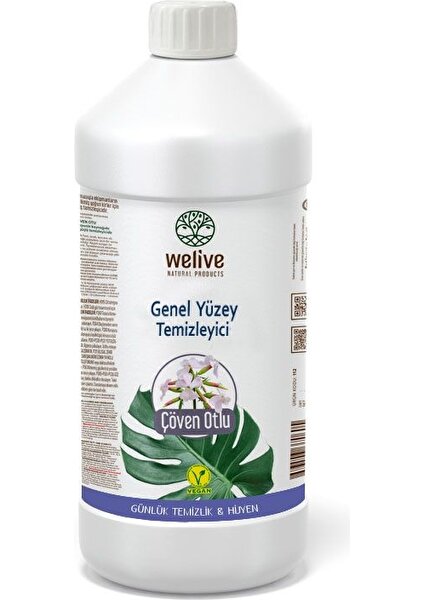 Welıve Genel Yüzey Temizleyicisi/çöven Otlu 1000 ml