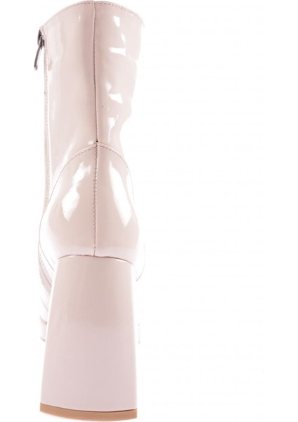 4065 Önden Bağcikli Yuvarlak Burun Kadin Topuklu Bot fırsatları