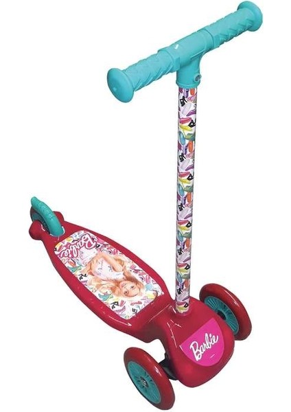 Lisanslı Twistable Scooter 3 Tekerlekli - Barbie