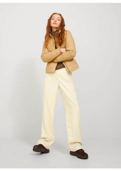 Yüksek Bel Mom Fit Krem Kadın Pantolon 12200751 indirimleri
