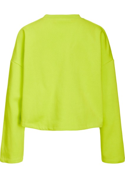 Bisiklet Yaka Blok Desenli Yeşil Kadın 12214536 fiyatları