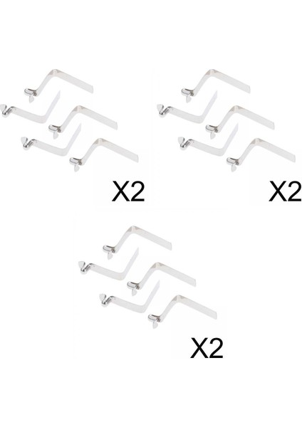 30 Adet Kürek Çadır Tek Düğme Klipsleri (Yurt Dışından)