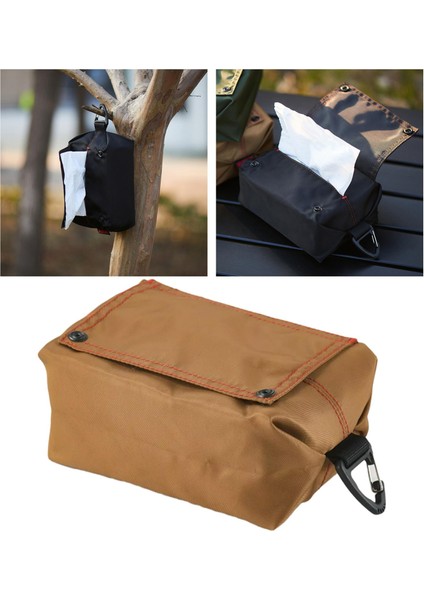 Kamp Doku Kutusu Kancalar Peçete Kılıfı Dekor Kahverengi (Yurt Dışından) modelleri