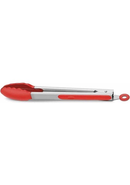 Barbekü Maşası Silikon 30 cm Kırmızı (Bmk-30) - V