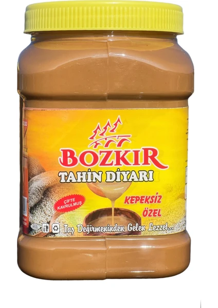 Tahin Diyarı Bozkır Tahini 1 kg Kepeksiz Plastik Kutu