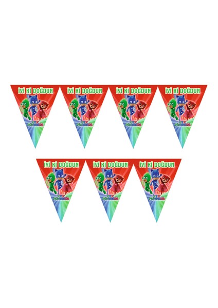 Pijamaskeliler 8 Kişilik Doğum Günü Seti Pjmask indirimleri