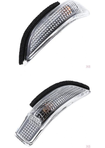 6 Pair Ayna Sinyali Gösterge Işığı (Yurt Dışından)