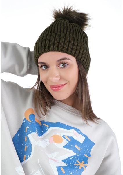 Kadın Kışlık Ponponlu Triko Bere fiyatları