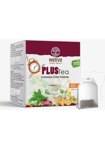 Welıve Plus Tea 40’lı Süzen Çay