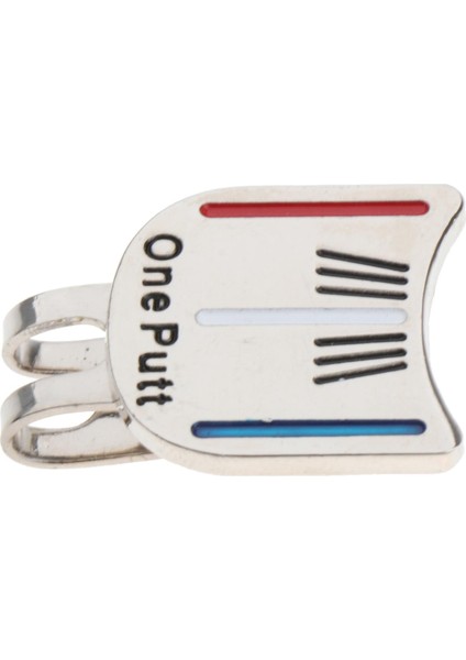 Golf Koyma Hizalama Aracı Top İşaretleyici Metal Şapka Klips Vizör Dekor Renkli Çizgi (Yurt Dışından) fırsatları