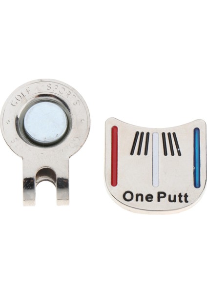 Golf Koyma Hizalama Aracı Top İşaretleyici Metal Şapka Klips Vizör Dekor Renkli Çizgi (Yurt Dışından) indirimleri