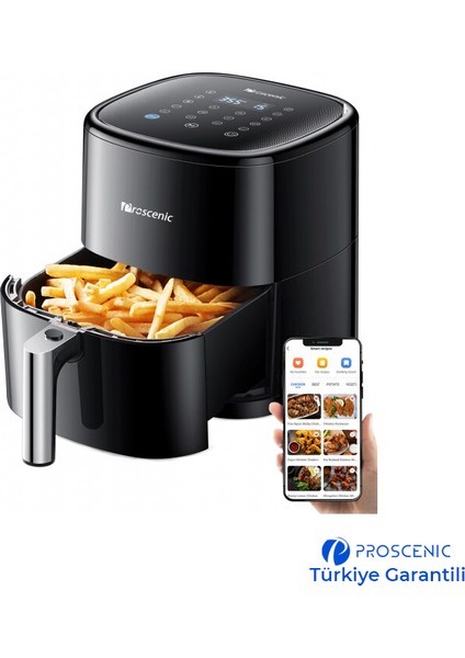 T22 Air Fryer 5 lt Hava Fritözü (Proscenic Türkiye Garantili)