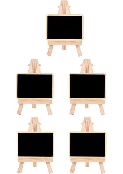 10 Adet Yazılabilir Mini Kara Tahta Ahşap Tahta Düğün Partisi ile Tripodlar Dikdörtgen ve Kemerli (Yurt Dışından) indirimleri