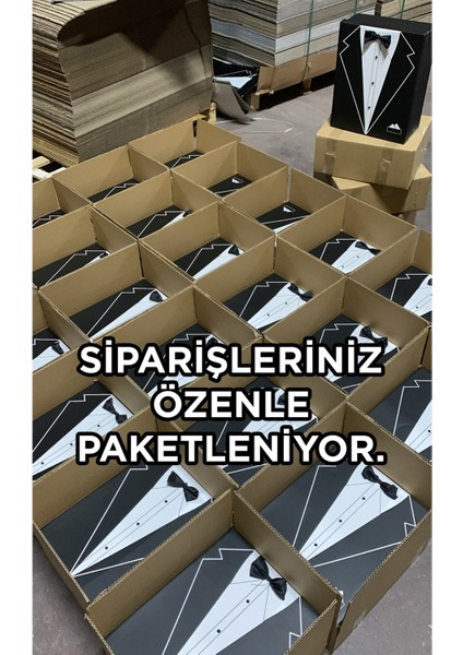 EC Shop Ruhu Revan Teknoplus Damat Kutusu Damat Bohçası 3'lü Set