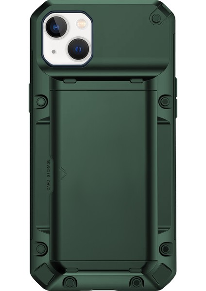 Buff iPhone 14 Plus Slide Armor Kılıf Dark Green
