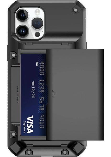 Buff iPhone 14 Pro Slide Armor Kılıf Black