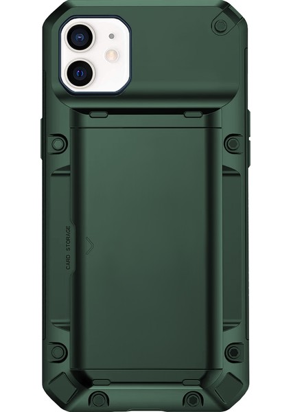 iPhone 11 Slide Armor Kılıf Dark Green