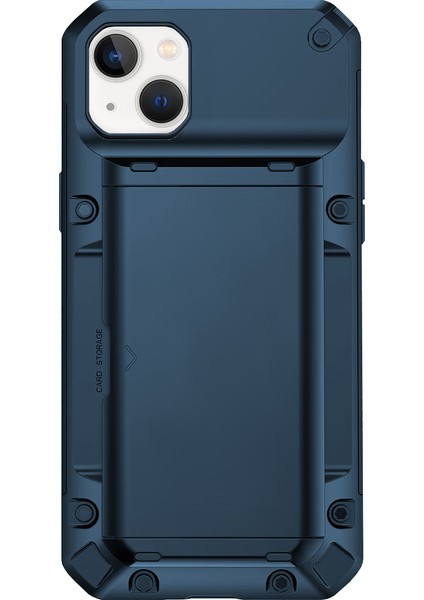 Buff iPhone 14 Plus Slide Armor Kılıf Blue