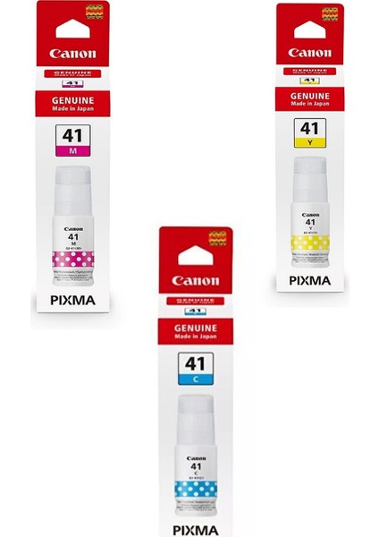 Gı-41 Pixma G1460 3 Renk Orjinal Mürekkep Seti AIU55