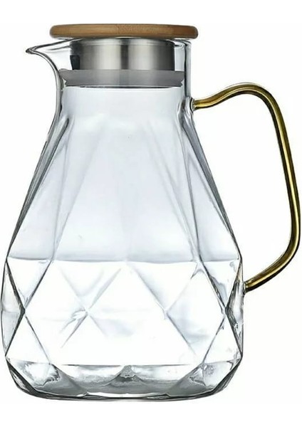 Diamond Lüx Borosilikat Cam Sürahi 1500 Ml modelleri