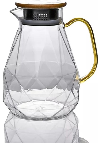 Diamond Lüx Borosilikat Cam Sürahi 1500 Ml fırsatları