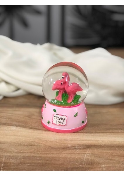 14 Şubat Sevgililer Günü Hediyesi Hediye Kombini Sevgiliye Hediye Aşkın Simgesi Romantik Işıklı Flamingo Kar Küresi fırsatları