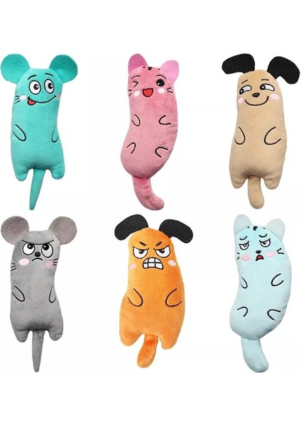 Peluş Kedi Oyuncağı Kedi Otlu Catnipli 6 Çeşit Peluş