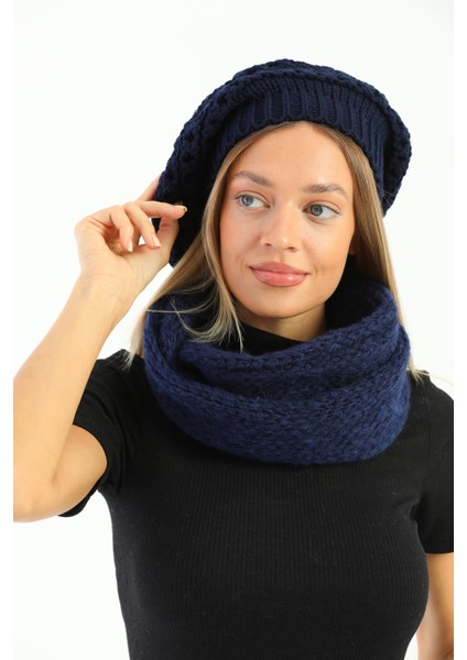 Kadın Triko Bere ve Örgü Boyunluk Set fiyatları